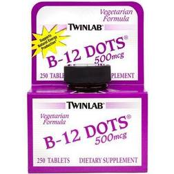 Twinlab B-12 Dots 500 mcg 250 Tablets