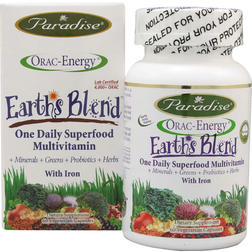 Paradise Herbs Earth's Blend One Daily Superfood Multivitamin (60 Vegetarian Capsules)