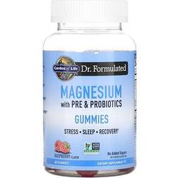 Garden of Life Dr. Formulated Magnesium with Pre & Probiotics Gummies Raspberry 60 Gummies