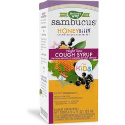 Sambucus HoneyBerry NightTime Cough Syrup for Kids, 4 Fl Oz