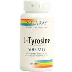 Solaray L-Tyrosine 500 mg 100 VegCaps 100 pcs