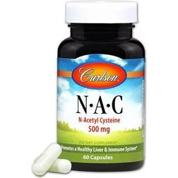 Carlson Labs N-A-C, 500 mg, 60 Capsules