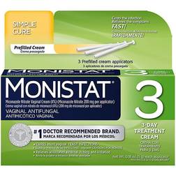 Monistat 3-Day Treatment Antifungal Cream 3 Applications 10ml