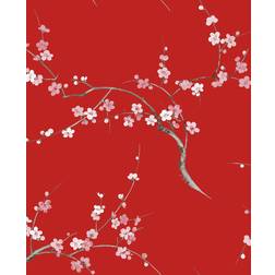 NextWall Cherry Blossom Floral Peel and Stick Wallpaper
