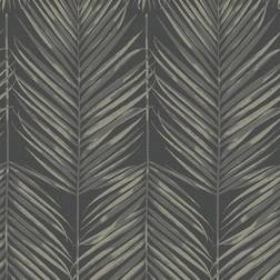Seabrook Designs Paradise Black Sands Wallpaper gray