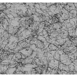 Seabrook Designs Paint Splatter Silver Glitter & Ebony Wallpaper gray