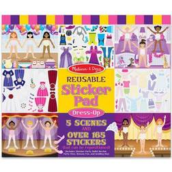 Melissa & Doug Reusable Sticker Pad: Dress-Up 165 Reusable Stickers