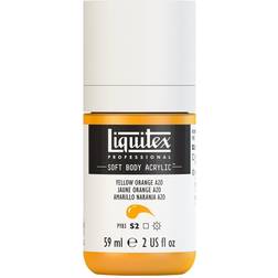 Liquitex Soft Body Artist Acrylics Yellow Orange Azo, 59 ml bottle