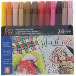 Sakura 24ct Watercolor Brush Pen Set Koi