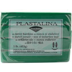 Plastalina Modeling Clay green 1 lb. bar