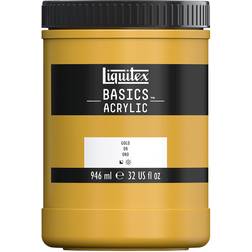 Liquitex BASICS Acrylic Color, 32oz. Gold