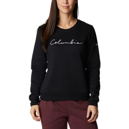 Columbia Women's Columbia Trek Graphic Crew Sweatshirt - Black/Script Logo