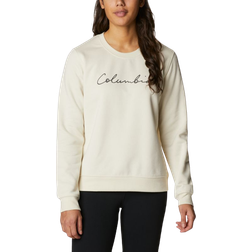 Columbia Women's Columbia Trek Graphic Crew Sweatshirt - Chalk/Script Logo
