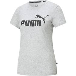 Puma Essentials Logo Tee Women's - Light Gray Heather