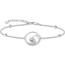 Thomas Sabo Wave Bracelet - Silver/Transparent