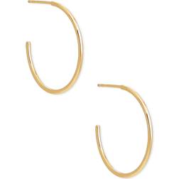 Kendra Scott Keeley Small Hoop Earrings - Gold