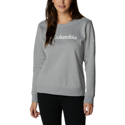 Columbia Women's Columbia Logo Crew Top - Monument Heather