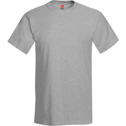 Hanes ComfortBlend EcoSmart Crewneck T-shirt 4-pack - Light Steel