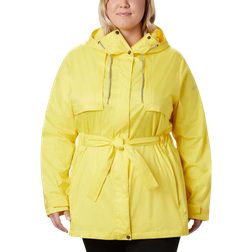 Columbia Women's Pardon My Trench Rain Jacket Plus Size - Buttercup