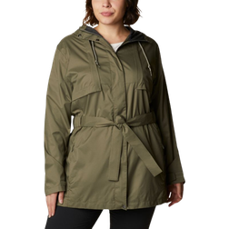 Columbia Women's Pardon My Trench Rain Jacket Plus Size - Stone Green