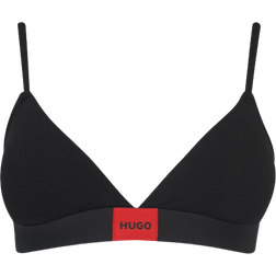 Hugo Boss Stretch Cotton Triangle Bra - Black