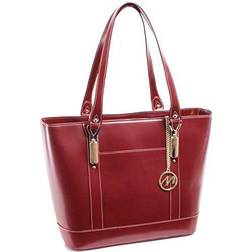 McKlein M Series Arya Leather Tablet Tote - Red