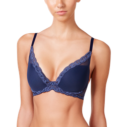 Natori Feathers Lace Bra - Midnight