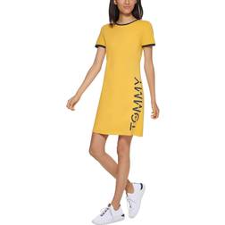 Tommy Hilfiger Vertical Logo Dress - Deep Maize