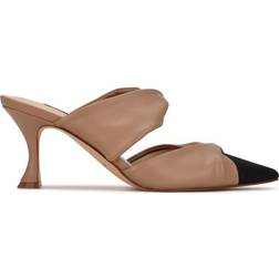 Nine West Crown Pointy Toe Mules - Taupe
