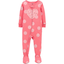 Carter's Heart Snug Fit Cotton Footie PJs - Pink (V_1N047910)