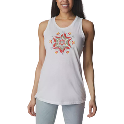 Columbia Bluff Mesa Tank Women's - White/Floral Landscape