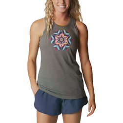 Columbia Bluff Mesa Tank Women's - Charcoal Heather/Floral Leafscape