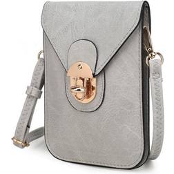 MKF Collection Phone Crossbody Bag - Grey