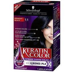 Schwarzkopf Schwarkopf Keratin Color In Midnight Black 1.1