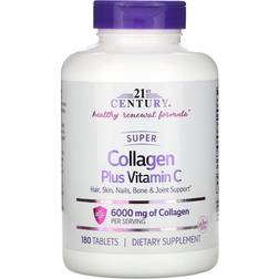 21st Century Super Collagen Plus Vitamin C 1000mg 180