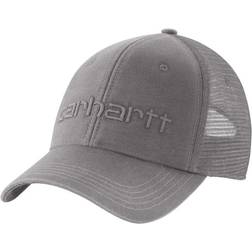 Carhartt Canvas Mesh-Back Logo Graphic Cap - Asphalt