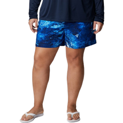 Columbia Women's PFG Tidal II Shorts Plus - Blue Macaw Realtree Horizon