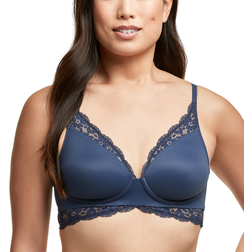 Maidenform Pure Comfort Convertible Wireless Bralette - Navy