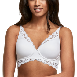 Maidenform Pure Comfort Convertible Wireless Bralette - White