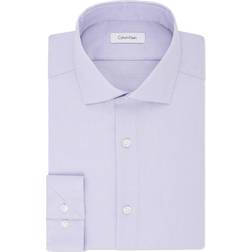 Calvin Klein Steel Slim-Fit Non-Iron Stretch Performance Dress Shirt - Soft Lilac