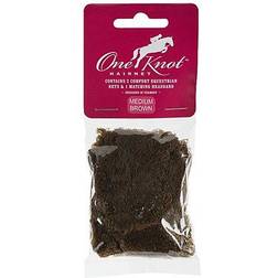 One Knot Hair Net Medium Brown