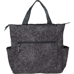 Baggallini Packable Backpack Tote - Midnight Blossom