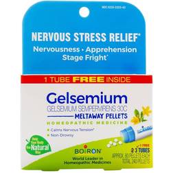 Boiron Gelsemium Nervous Stress Relief Bonus Pack 30 C 240 Pellets