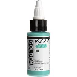 Golden High Flow Acrylics teal 1 oz