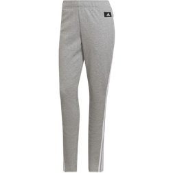Adidas Women's Future Icons 3-Stripes Skinny Pants - Medium Grey Heather