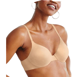 Hanes Ultimate ComfortBlend T-shirt Underwire Bra - Oatmeal Heather 2