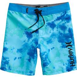 Hurley Kid's Spiral Board Shorts - Blue Gaze