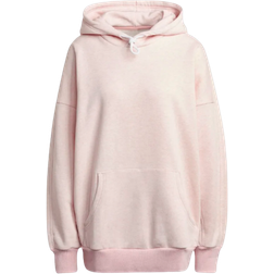 Adidas Women's Studio Lounge Fleece Hoodie - Botanic Pink Mel