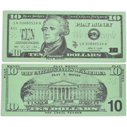 Learning Advantage Ten Dollar Play Bills Set of 100