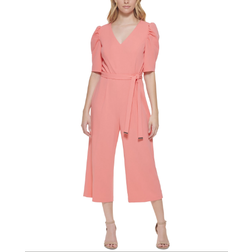 Tommy Hilfiger Puffed-Sleeve Jumpsuit - Bloom